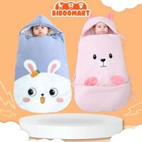 Túi Ngủ Cho Bé Sơ Sinh, Túi Ngủ Đa Năng Dày Dặn Túi Ngủ Mùa Đông 2 Lớp, Chăn Bông, Nôi Cho bé