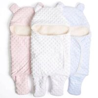 Túi Ngủ Cho Bé Sơ Sinh Xe Đẩy Bé Di Động Cotton Mùa Hè Mùa Xuân Chăn Quấn Quấn