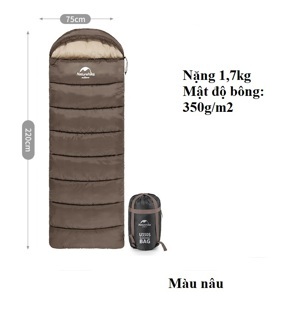 Túi ngủ cho dân văn phòng Naturehike U350
