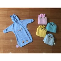 Túi Ngủ Có Nón và Tay Vải Dệt Bông Baby Mommy VN
