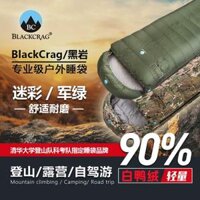 túi ngủ decathlon BlackCrag/Black Rock Điên Cắm Trại Ngoài Trời Spliable Xuống Túi Ngủ Người Lớn Nghỉ Trưa Câu Cá Phong Cách túi ngủ thông minh túi ngủ rẻ