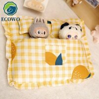 Túi ngủ đôi AQUAGEM Labubububu, Chăn ga gối búp bê Labubububumu mềm mại, Gối ngủ chăn Giường búp bê 20CM dễ thương Quà tặng Giáng sinh