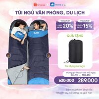 Túi Ngủ Gấp Gọn Cao Cấp Loại Dày Nặng 1,3kg - Túi Ngủ Văn Phòng, Du Lịch, Dã Ngoại Tiện Dụng