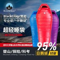 túi ngủ lông cừu BlackCrag/Black Rock Cloud KOLON vải ngoài trời siêu nhẹ túi ngủ 800 hơi lông ngỗng trắng 95% túi ngủ hơi túi ngủ cho bé trai