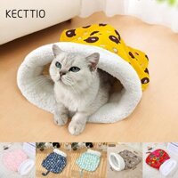 Túi ngủ mèo KECTTIO, Chó mèo Túi ngủ mềm cho chó Tổ, Lông cừu Cotton Giường cho mèo Hang động thú cưng