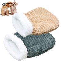 Túi ngủ mèo mùa đông KECTTIO, Túi ngủ sang trọng thoải mái Tổ, Đồ dùng cho thú cưng Giữ ấm có thể giặt được cho thú cưng Túi đeo bụng cho mèo và chó nhỏ