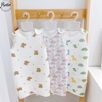 Túi ngủ thu đông chần bông cotton Bé Bé