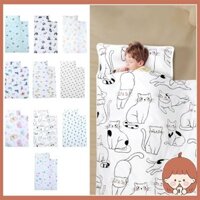Túi ngủ trẻ em Silin Thảm ngủ có đệm mềm cho trẻ sơ sinh Chăn nghỉ ngơi cho bé với gối thoải mái có thể tháo rời để đi du lịch Da