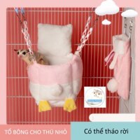 Túi ngủ / Võng treo lồng cho Hamster, Sóc Bay, Sóc Bông, Sóc Đất...