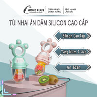 Túi Nhai Ăn Dặm Chống Hóc Cho Bé Tập Ăn Hoa Quả  - Túi Núm Nhai Ăn Dặm