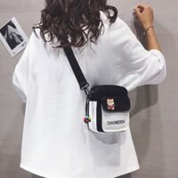 Túi Nhỏ Quà Tặng Túi Đựng Điện Thoại Học Sinh Nữ Sinh Năng Lượng Cho Nữ Túi Vải Bố Đeo Chéo Tươi Trẻ Kiểu Nhật