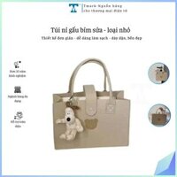 Túi nỉ gấu bỉm sữa xinh xắn, loại nhỏ (Kiện 160 cái)