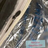 Túi nilon Bọc đệm lò xo Đệm 1 tấm, khóa kéo 2 đầu đủ kích thước