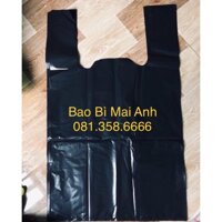 Túi Nilon Đen Bóng Đựng Rác, Đóng Hàng Đủ Size  - LOẠI 15KG