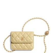 Túi Nữ Chanel Clutch On Chain Lambskin 'Gold'