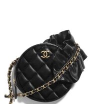 Túi Nữ Chanel Clutch With Chain Lambskin 'Black'
