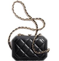 Túi Nữ Chanel Evening Bag Lambskin 'Black'