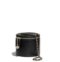 Túi Nữ Chanel Small Vanity With Chain Lambskin 'Black'