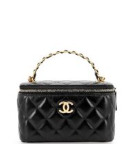 Túi Nữ Chanel Vanity Handle 'Gold Black'