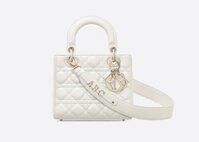 Túi nữ Dior Small Lady Dior My Abcdior Bag H042069 Trắng size 20cm