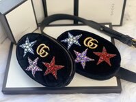 Túi Nữ Gucci GG Marmont Belt Bag with Crystal Stars