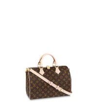 Túi Nữ Louis Vuitton Speedy Bandouliere 30 Monogram Canvas 'Beige'