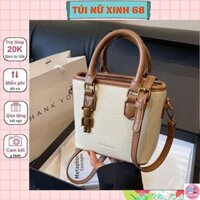 Túi nữ xách tay túi thời trang đeo chéo tặng kèm Gấu Đồng đi chơi đi tiệc phong cách sang chảnh Tuinuxinh68 909