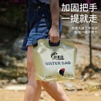 Túi nước gấp di động ngoài trời cho đi bộ, du lịch, cắm trại, túi đựng nước mềm bằng nhựa, thùng chứa nước lớn