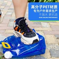 Túi nước gấp di động ngoài trời, dung tích lớn, xô nước nhựa cắm trại, gắn trên xe, dày dạn ngoài trời