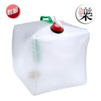 Túi nước gấp ngoài trời, túi nước ngoài trời thân thiện với môi trường, loại PVC/PE, bình chứa nước gấp lớn, xô nước uống