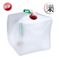 Túi nước gấp ngoài trời, túi nước ngoài trời thân thiện với môi trường, loại PVC/PE, bình chứa nước gấp lớn, xô nước uống