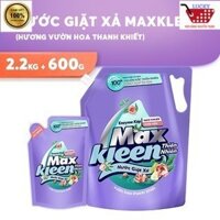 Túi Nước giặt Maxkleen 2.2kg Hương thiên nhiên Tặng túi 600g