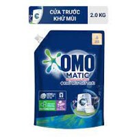 Túi Nước Giặt Omo Matic Cửa Trước Khử Mùi Thư Thái 2.0KG