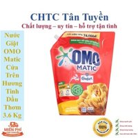 Túi nước giặt OMO Matic hương Tinh dầu thơm 3kg6