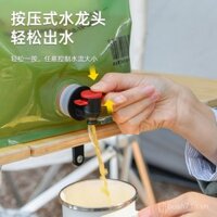 Túi nước ngoài trời Hispeed, xô nước cắm trại, túi đựng nước di động có thể gập lại, túi lưu trữ nước đi bộ đường dài, bình chứa nước mềm