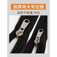 Túi nylon có khóa kéo với bộ kéo dày số 8 10, túi dụng cụ câu cá chống cháy nổ, phụ kiện kéo khóa