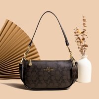 Túi One Baht Phong Cách Hồng Kông Mặc Đường Phố Kết Cấu Thời Trang Da Mềm Hoa Cũ Nách Túi 2023 Pháp Phù Hợp Với Túi Đeo Vai Nữ Retro Ba Lô