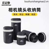 Túi Ống Kính Lộn Dây Thích Hợp Cho Canon Sony Foxy Nikon Micro SLR Ống Kính Máy Ảnh Thùng Túi Thắt Lưng Ống Kính Telephoto Trung Bình Túi Bảo Vệ Chụp Ảnh Túi Bảo Quản Thùng Di Động Nhỏ Spittoon 50mm Lấy Nét Cố Định