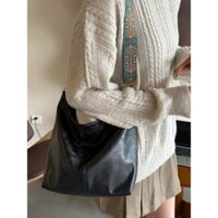 Túi Phổ Biến Năm Nay Nữ 2025 Phong Cách Mới Cao Cấp Retro Đi Lại Túi Đeo Vai Tất Cả Trận Đấu Băng Thông Rộng Đeo Ngang Túi Xô