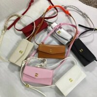 Túi phong bì MIU Ví nữ Túi đeo vai mini thắt nút Túi đeo chéo dễ phối túi cầm tay cổ điển kiểu Sàn diễn