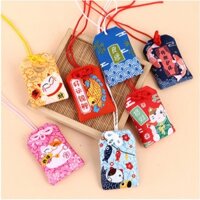 Túi Phước May Mắn Omamori Nhật Bản - Túi Tài Lộc May Mắn Sức Khỏe Bình An