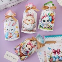 Túi Quà Phục Sinh Hoạt Hình Dễ Thương Thỏ Trứng Phục Sinh Kẹo Túi Quà Phục Sinh Túi Quà Tặng Lưu Niệm Dây Rút Túi Quà Hoạt Hình Dễ Thương Thỏ Phục Sinh Trứng Kẹo Quà Tặng 4.1
