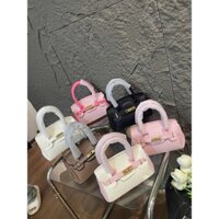 Túi quai xách H-M Brinki mini charm ngựa size 18 da hạt mềm tag vàng {SẴN HÀNG-SALE SỐC}
