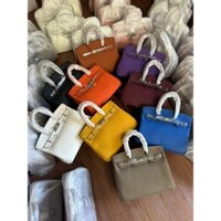 Túi quai xách nữ công sở size 30 kèm ổ khoá dáng bikin da togo hàng sẵn