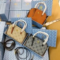 Túi quai xách nữ dáng hến kèm dây đeo chéo tory burch fullbox