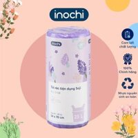 Túi rác tự huỷ sinh học có quai tiện dụng dạng cuộn nhiều màu, nhiều mùi hương dài và dai hơn 20 - Chính hãng inochi. - 1C25L Hương Lavender