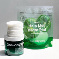(Túi refill 60 miếng)  Bông Đắp Toner Thuần Chay Dịu Da Giảm Mụn ONE DAY'S YOU Help Me Dacto Pad (60 Miếng)