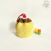 Túi rút len handmade - Túi đựng đồ cá nhân