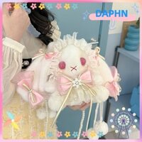 Túi sang trọng DAPHS, Túi đeo vai công chúa thỏ, Ví thỏ dài tai ngọt ngào Kawaii