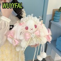 Túi sang trọng WUYYFAL, Túi đeo vai công chúa thỏ, Ví dây chuyền Lolita Kawaii